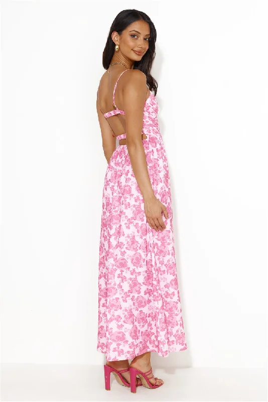 Coolest Feelings Maxi Dress Pink