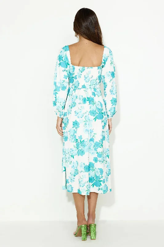 Seeking Fun Midi Dress Green