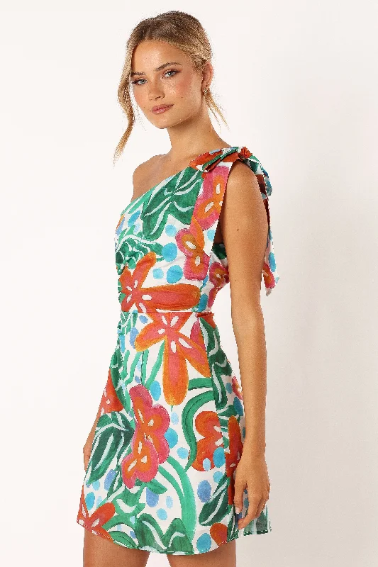 Arwan One Shoulder Mini Dress - Kauai