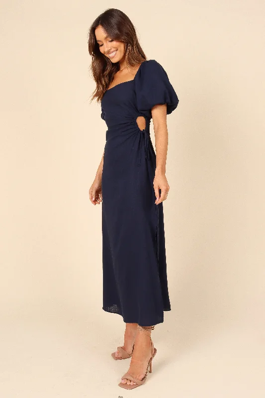 Chloe Cut Out Dress - Navy