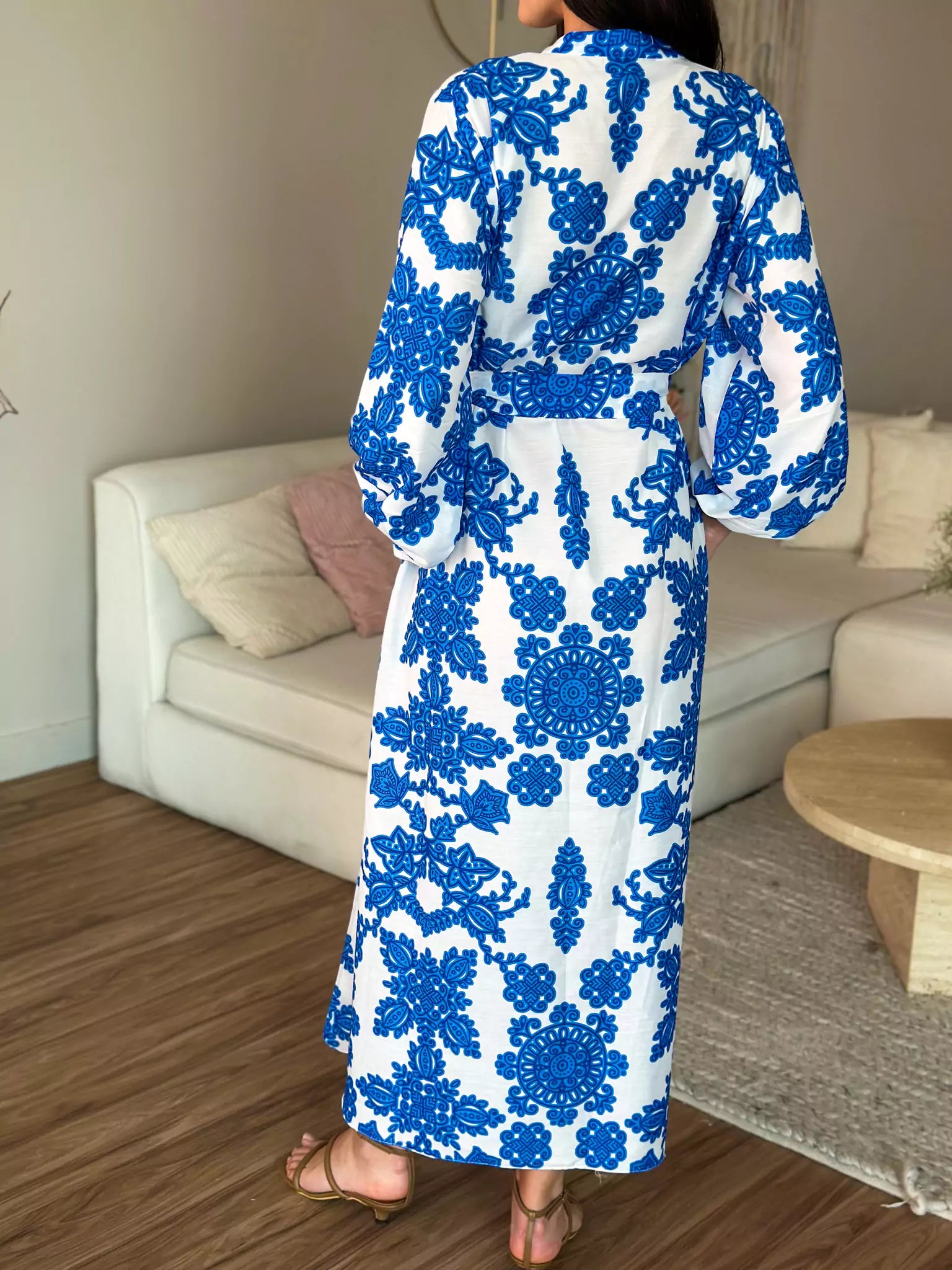 Demir Blue Long Dress