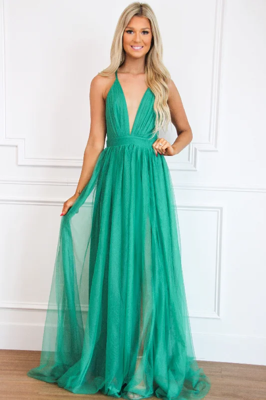 Forever Love Maxi Dress: Green