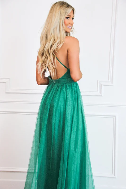 Forever Love Maxi Dress: Green