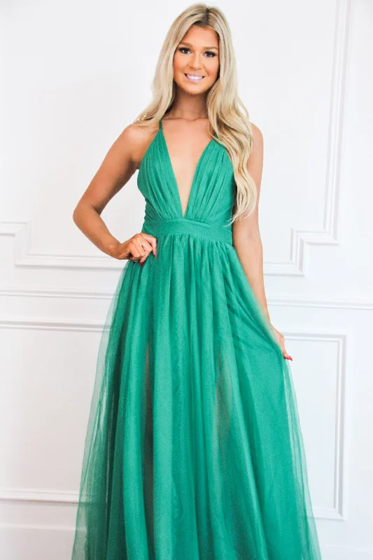 Forever Love Maxi Dress: Green