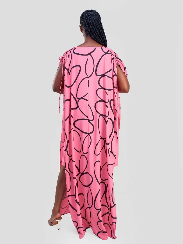 Vivo Hanabi Layered Shift Dress - Pink