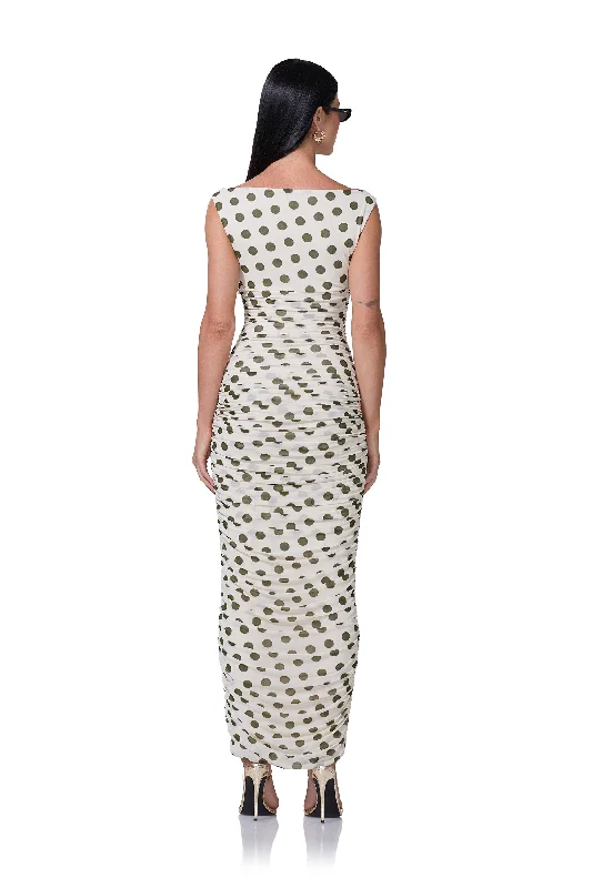 Ailsa Dress - Birch Dot