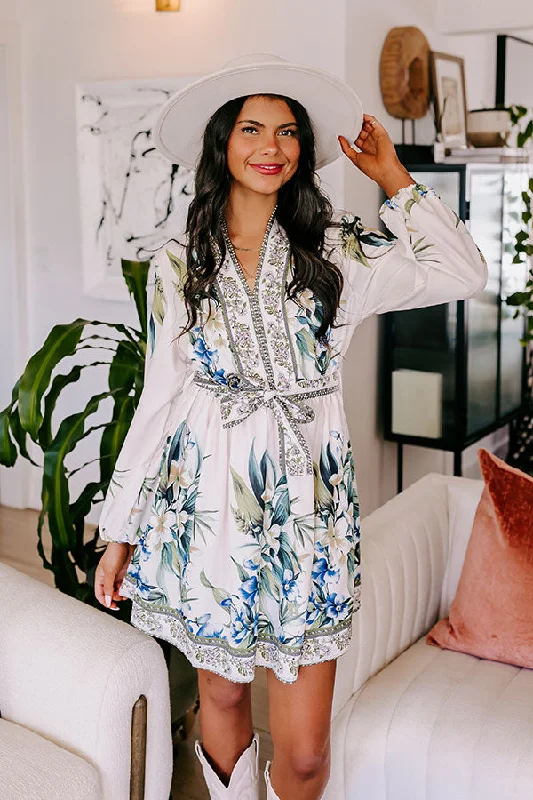 Botanical Happiness Mini Dress