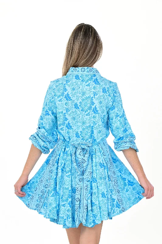 Alexandra Dress / Turquoise