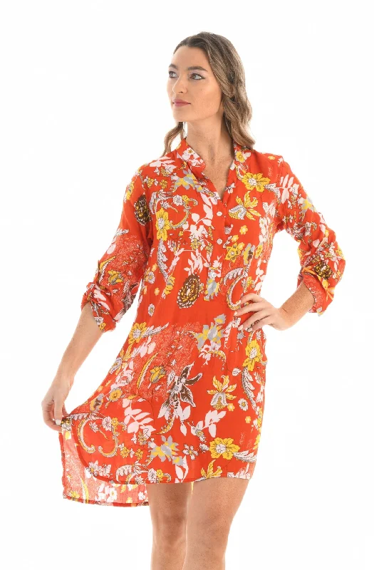 Day Tripper Dress / Orange