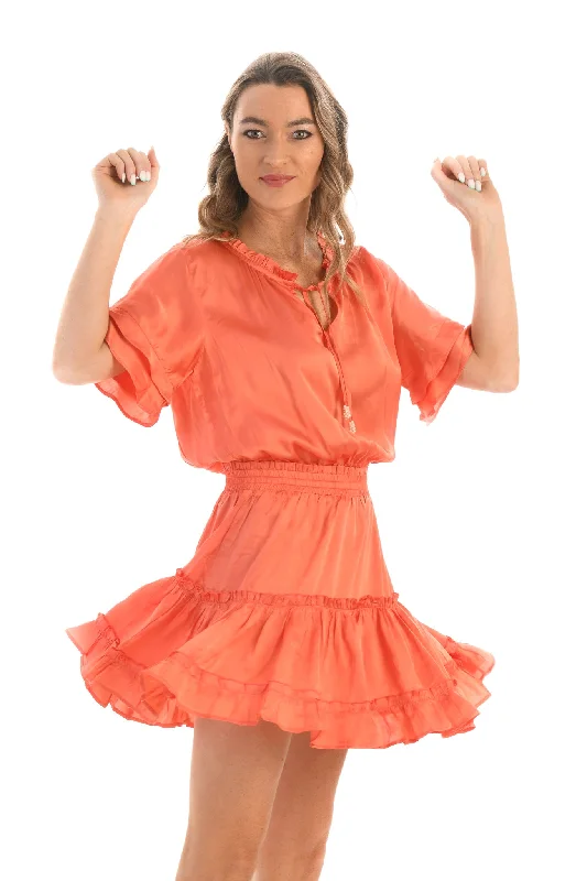 Lily Dress / Coral