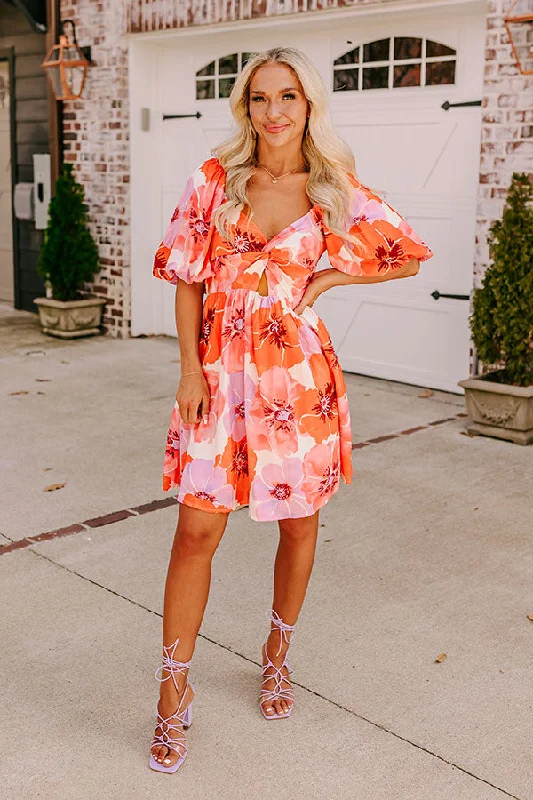 Honolulu Date Night Floral Mini Dress