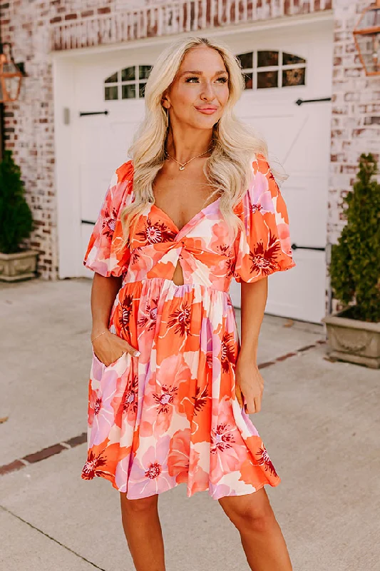 Honolulu Date Night Floral Mini Dress