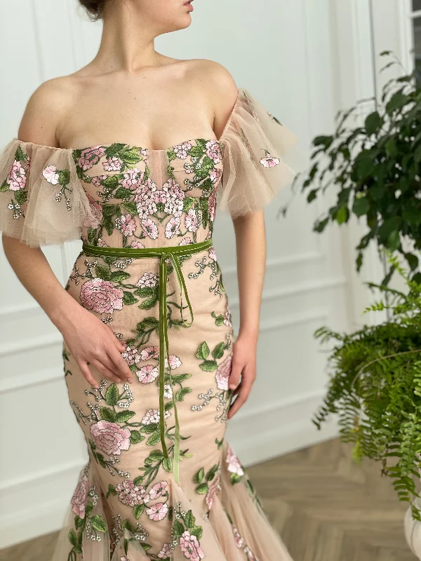 Peony Lotus Gown