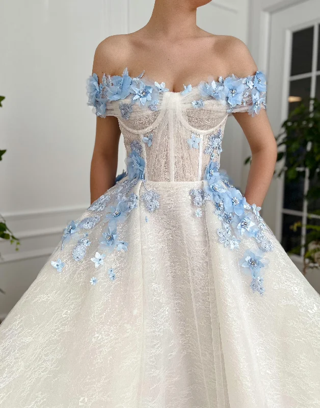 Ethereal Bluebell Gown