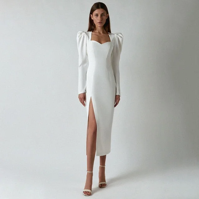 Amy Fashion - Sexy Women Midi Party Dress