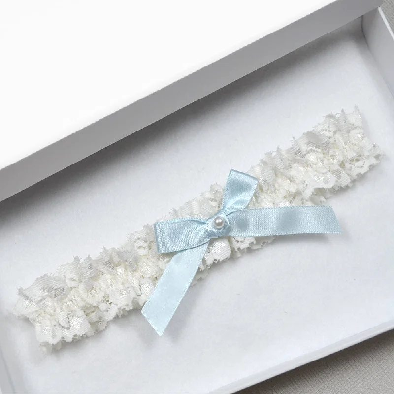 Rachel Vintage Ivory Lace Wedding Garter