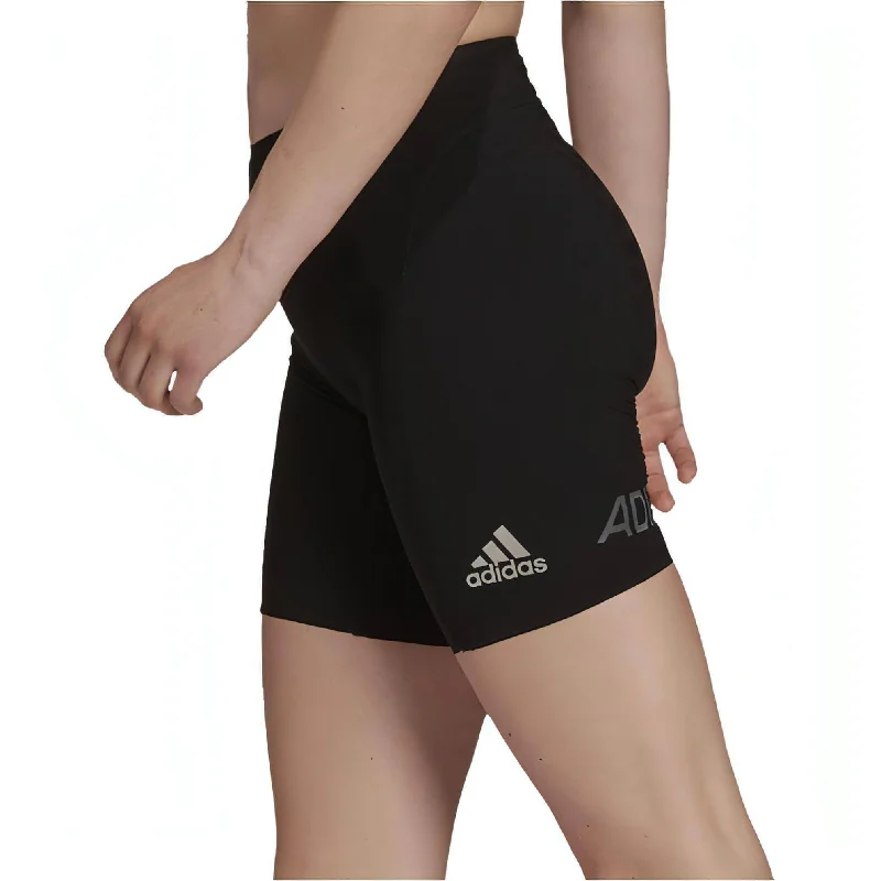 adidas Adizero PrimeWeave Womens Short Running Tights - Black