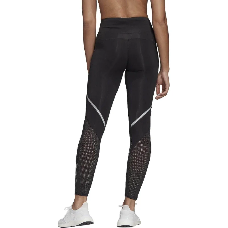 adidas How We Do Glam On Womens 7/8 Running Tights - Black