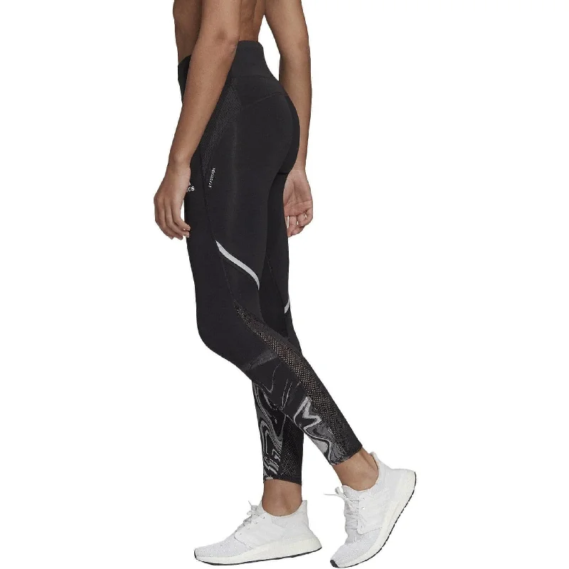 adidas How We Do Glam On Womens 7/8 Running Tights - Black