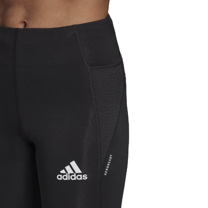 adidas How We Do Glam On Womens 7/8 Running Tights - Black