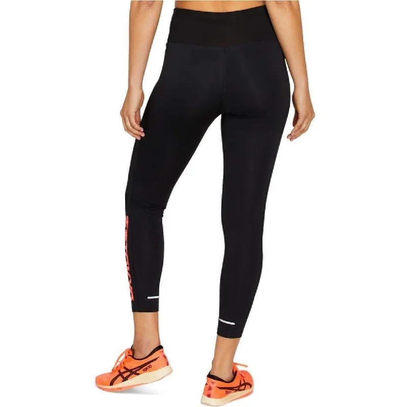 Asics Future Highwaist Womens Long Running Tights - Black