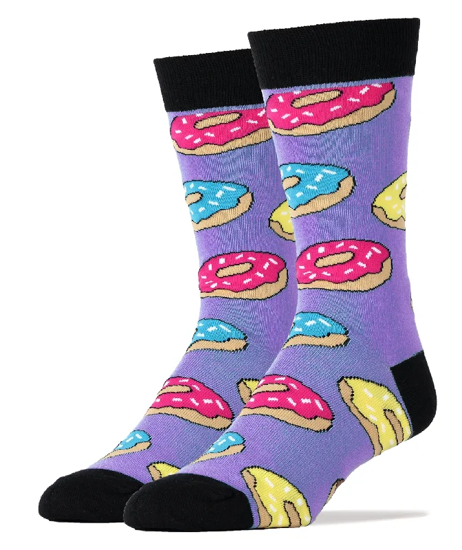 Donut Magic Purple Socks