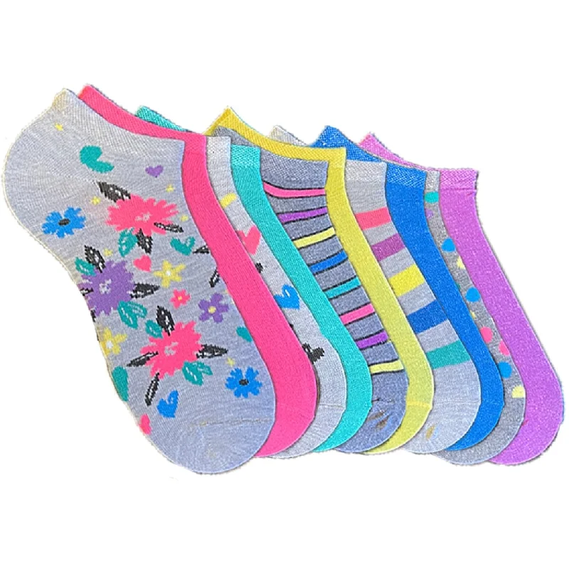 Floral 10 Pack Women's Low Cut Socks