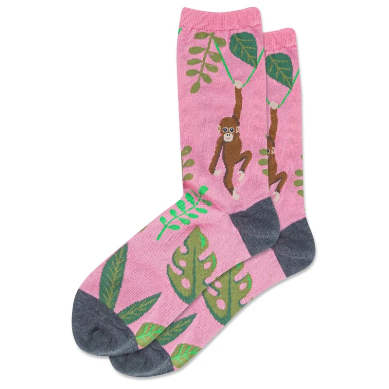 Monkey Women's Crew Socks