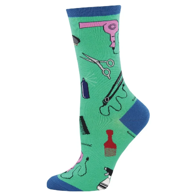 Those Hair Necessities Women's Crew Socks