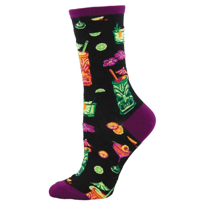 Tiki Drinks Women's Crew Socks