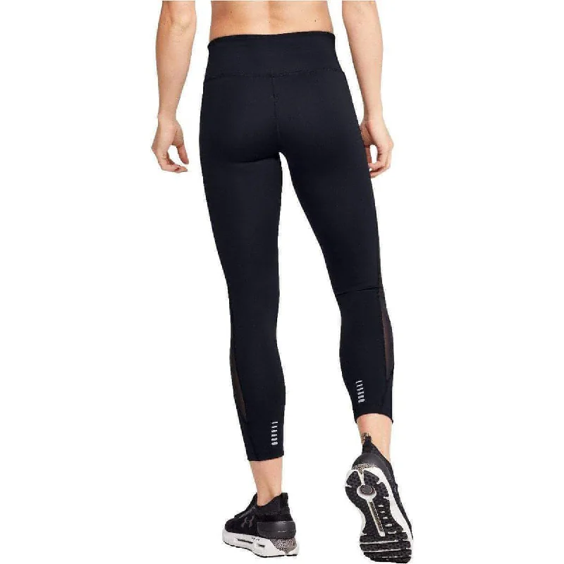 Under Armour Qualifier Speedpocket Womens 7/8 Running Tights - Black