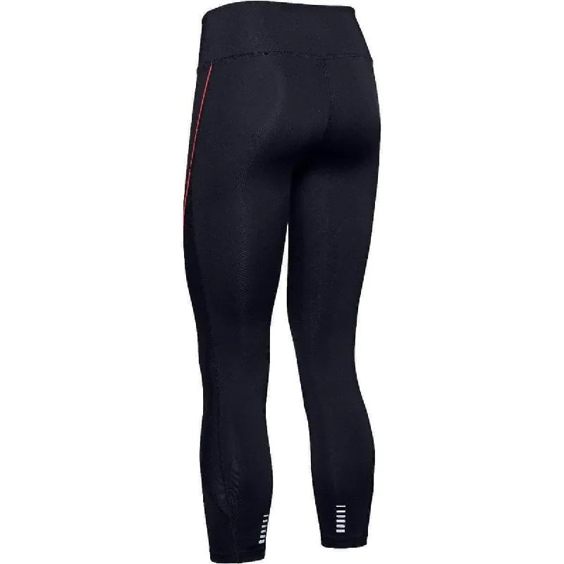 Under Armour Qualifier Speedpocket Womens 7/8 Running Tights - Black