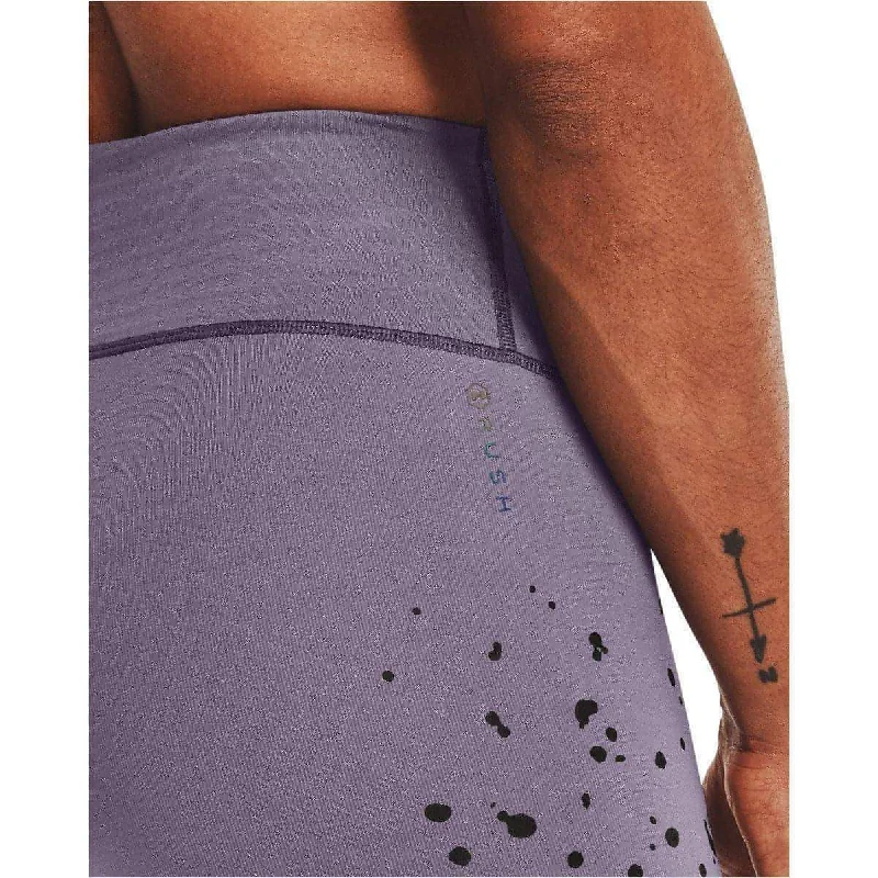 Under Armour Rush Womens Long Running Tights - Purple