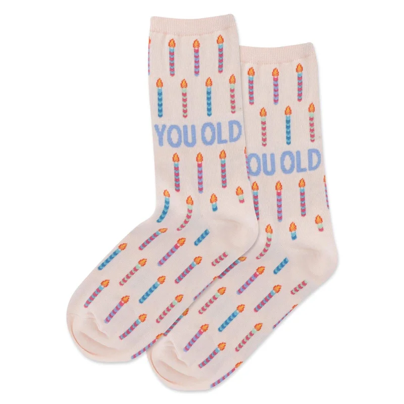 You Old Women's Crew Socks