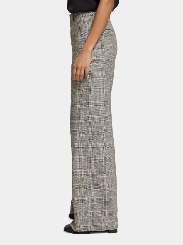 Hana high-rise wide-leg pants