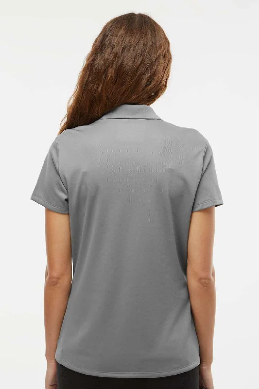 Adidas Womens UV Protection Short Sleeve Polo Shirt - Grey - NEW