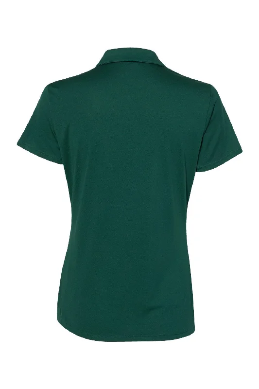 Adidas Womens Performance UPF 50+ Short Sleeve Polo Shirt - Collegiate Green - NEW