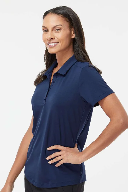 Adidas Womens Ultimate Moisture Wicking Short Sleeve Polo Shirt - Team Navy Blue - NEW