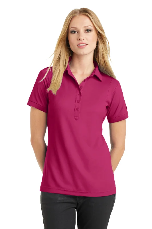 Ogio Womens Jewel Moisture Wicking Short Sleeve Polo Shirt - Crush Pink