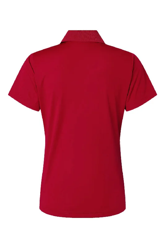 Paragon Womens Sebring Performance Moisture Wicking Short Sleeve Polo Shirt - Deep Red - NEW