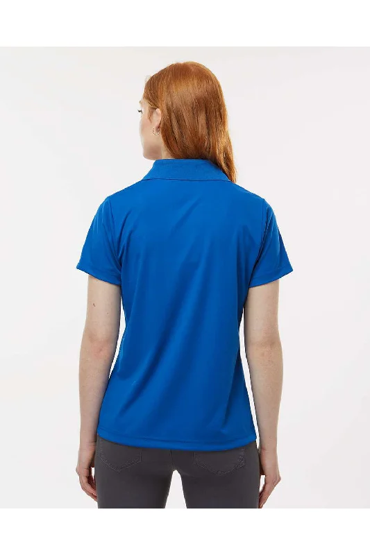 Paragon Womens Sebring Performance Moisture Wicking Short Sleeve Polo Shirt - Deep Royal Blue - NEW