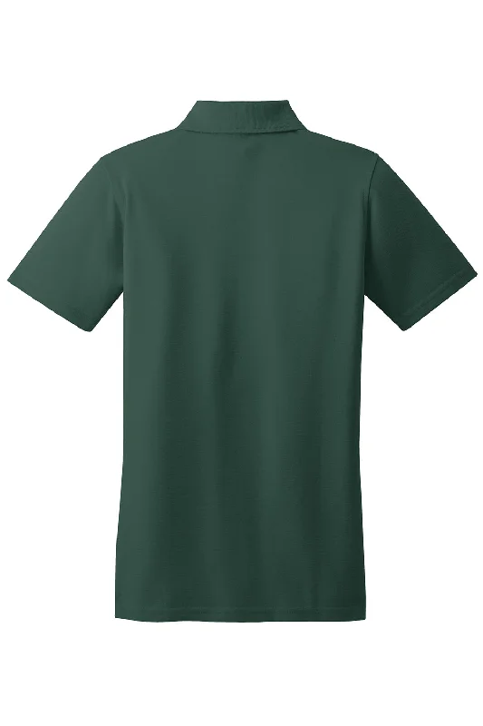 Port Authority Womens Moisture Wicking Short Sleeve Polo Shirt - Dark Green