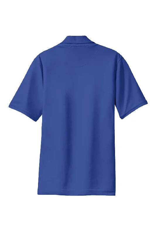 Port Authority Womens Rapid Dry Moisture Wicking Short Sleeve Polo Shirt - Royal Blue