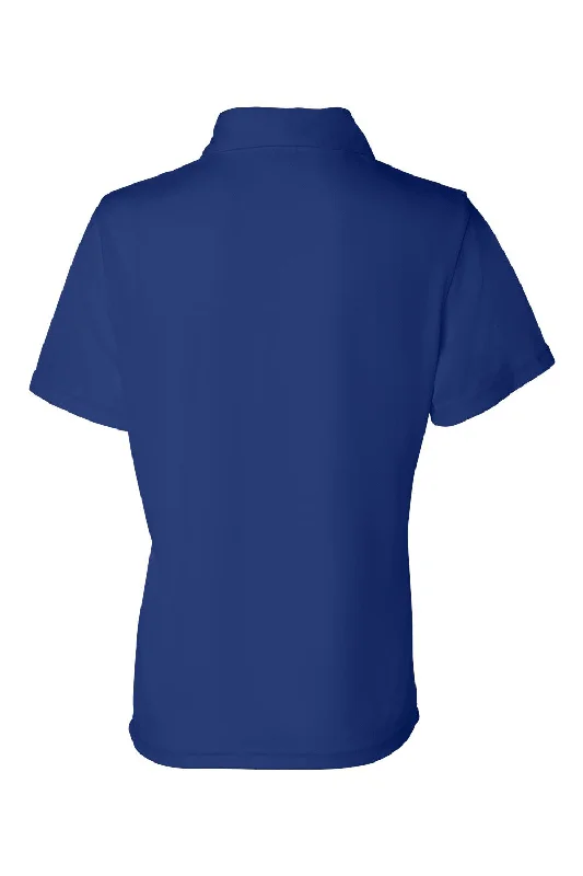 Sierra Pacific Womens Moisture Wicking Mesh Short Sleeve Polo Shirt - Royal Blue - NEW