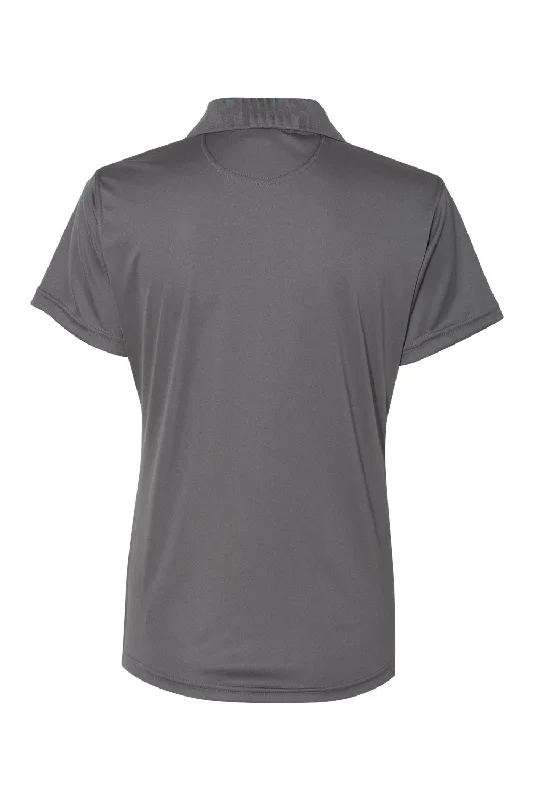 Sierra Pacific Womens Moisture Wicking Short Sleeve Polo Shirt - Steel Grey - NEW