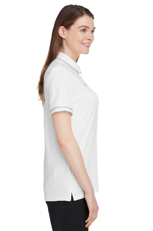 Under Armour Womens Teams Performance Moisture Wicking Short Sleeve Polo Shirt - White