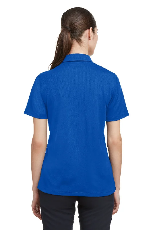 Under Armour Womens Tech Moisture Wicking Short Sleeve Polo Shirt - Royal Blue