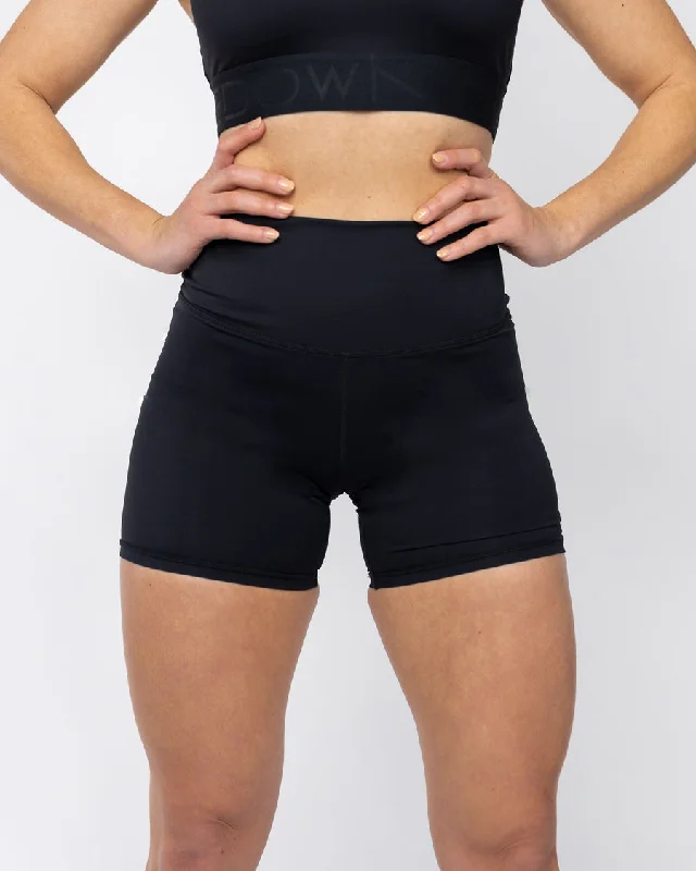 High Waist Power Tech Bike Short Black