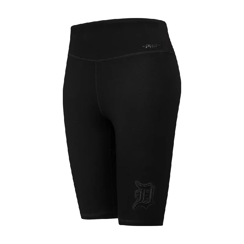 MLB DETROIT TIGERS NEUTRAL WOMEN'S JERSEY BIKE SHORT (BLACK)