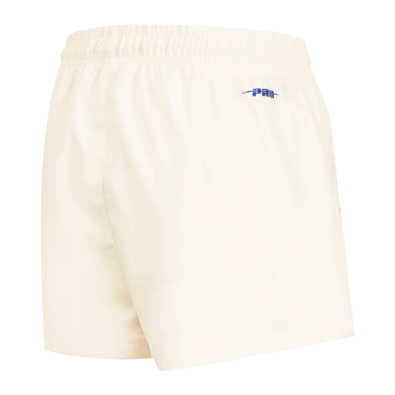 MLB KANSAS CITY ROYALS TRIPLE TONAL WOMEN'S WOVEN SHORT (EGGSHELL)